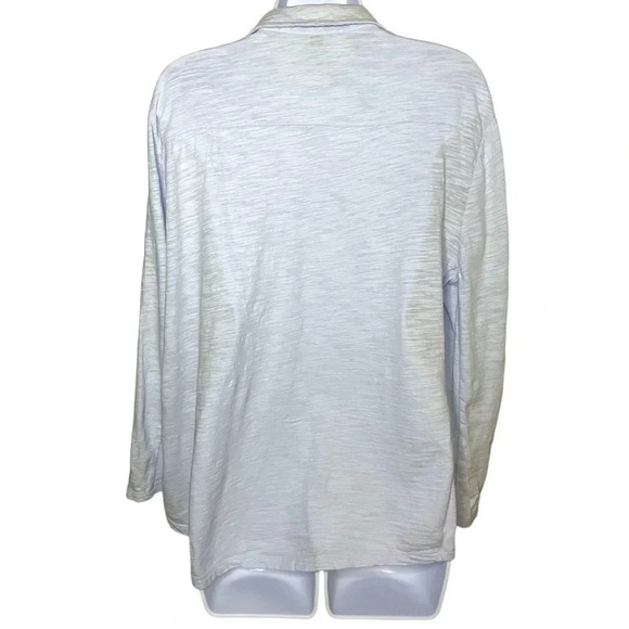 Jones New York XXL Light Blue Button-Up 100% Cotton Shirt - Picture 2 of 6